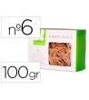 GOMILLAS ELASTICAS Q-CONNECT 100 GR NUMERO 6 60 X 2 MM