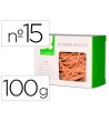 GOMILLAS ELASTICAS Q-CONNECT 100 GR NUMERO 15 150 X 2 MM