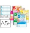 CUADERNO ESPIRAL LIDERPAPEL CUARTO PAUTAGUIA TAPA DURA 80H75 GR CUA...