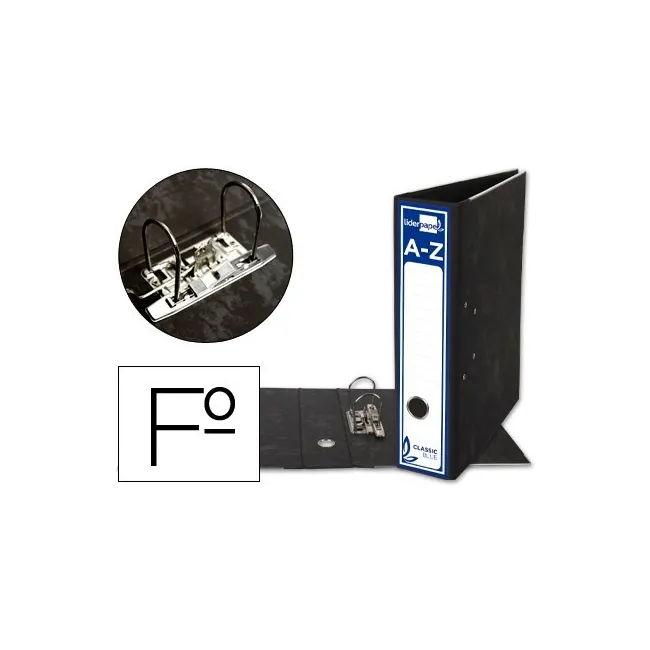 ARCHIVADOR DE PALANCA LIDERPAPEL FOLIO CLASSIC BLUE CARTON ENTRECOL...