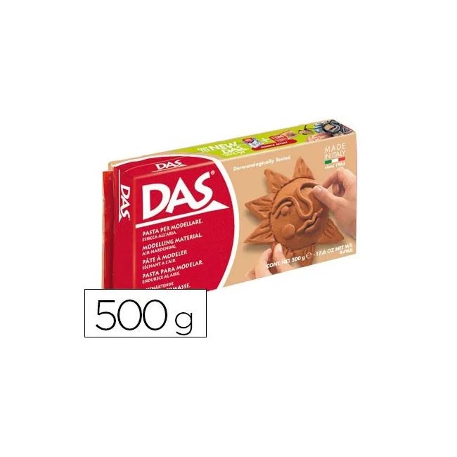PASTA DAS TERRACOTA PARA MODELAR SECA SIN COCCION 500 GR