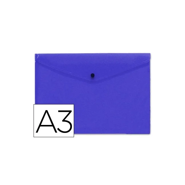 CARPETA LIDERPAPEL DOSSIER BROCHE 44242 POLIPROPILENO DIN A3 AZUL S...