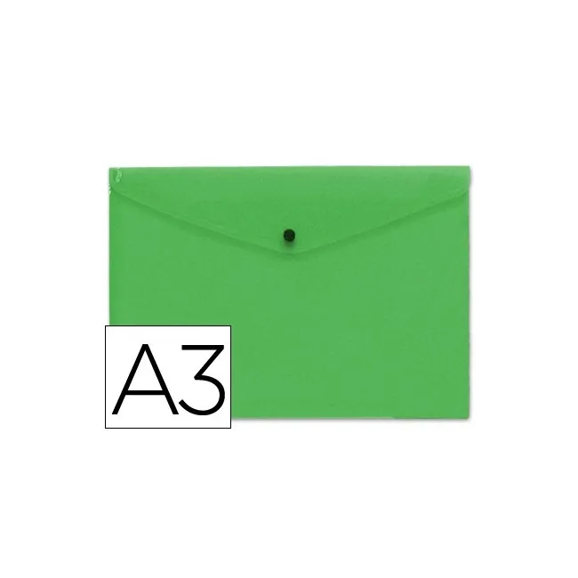 CARPETA LIDERPAPEL DOSSIER BROCHE 44243 POLIPROPILENO DIN A3 VERDE ...