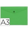 CARPETA LIDERPAPEL DOSSIER BROCHE 44243 POLIPROPILENO DIN A3 VERDE ...