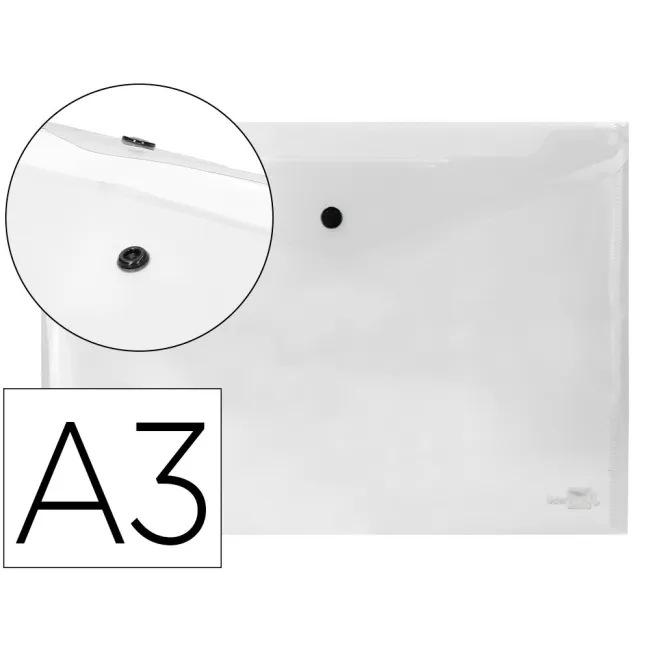 CARPETA LIDERPAPEL DOSSIER BROCHE 44244 POLIPROPILENO DIN A3 INCOLO...
