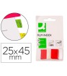 BANDERITAS SEPARADORAS Q-CONNECT ROJAS DISPENSADOR DE 50