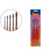 PINCELES ACUARELA JOVI BLISTER DE 5 UNIDADES SURTIDAS