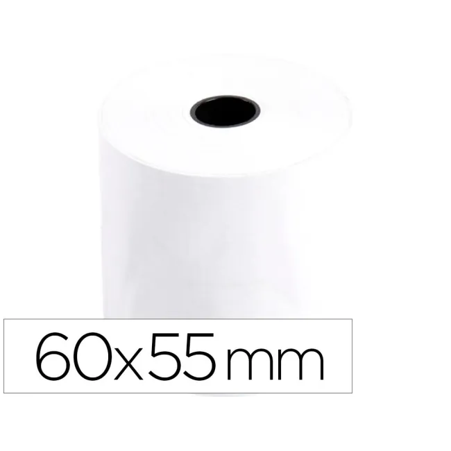 ROLLO SUMADORA TERMICO 60 MM ANCHO X 55 MM DIAMETRO