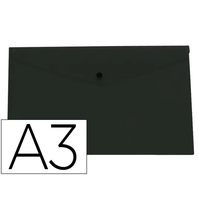 CARPETA LIDERPAPEL DOSSIER BROCHE 44243 POLIPROPILENO DIN A3 NEGRO ...