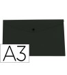 CARPETA LIDERPAPEL DOSSIER BROCHE 44243 POLIPROPILENO DIN A3 NEGRO ...