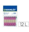 LAPICES CERA MANLEY UNICOLOR LILA Nº 39 CAJA DE 12