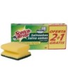 ESTROPAJO SALVAUÑAS SCOTCH BRITE FIBRA VERDE PAQUETE 3X2