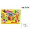 LAPICES DE CERA CARIOCA JUMBO TRIANGULAR CAJA DE 12 COLORES SURTIDOS