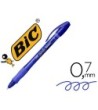 BOLIGRAFO BIC GELOCITY ILLUSION BORRABLE AZUL PUNTA DE 0,7 MM