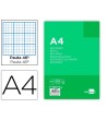 RECAMBIO LIDERPAPEL FOLIO 100 HOJAS 60G/M2RAYADO Nº46 4 TALADROS
