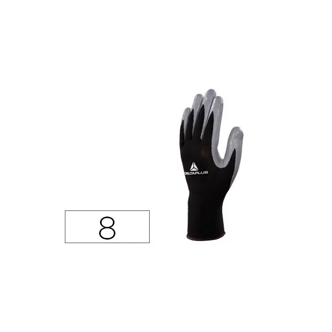 GUANTE DELTAPLUS DE PUNTO POLIESTER PALMA DE NITRILO ESPECIAL PARA ...