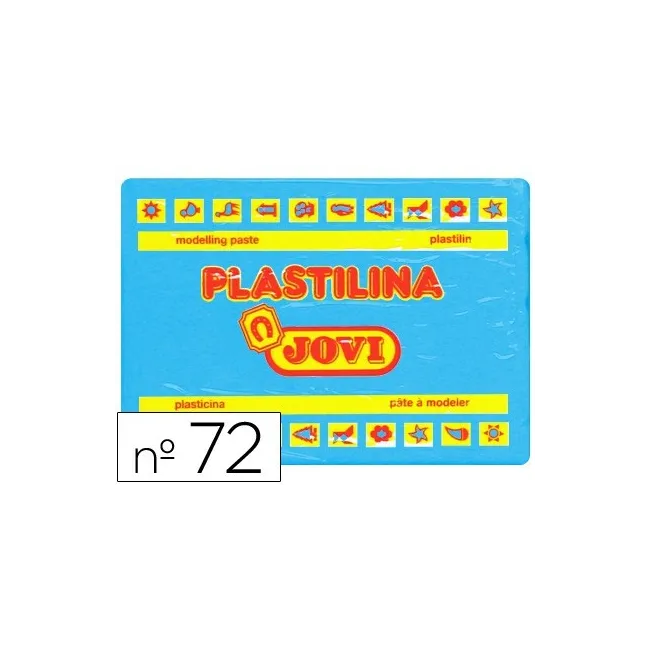 PLASTILINA JOVI 72 AZUL CLARO -UNIDAD -TAMAÑO GRANDE