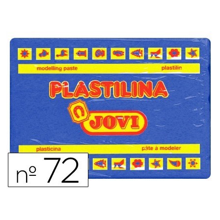 PLASTILINA JOVI 72 AZUL OSCURO -UNIDAD -TAMAÑO GRANDE