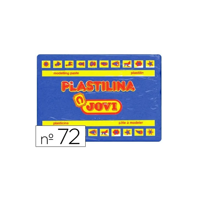 PLASTILINA JOVI 72 AZUL OSCURO -UNIDAD -TAMAÑO GRANDE