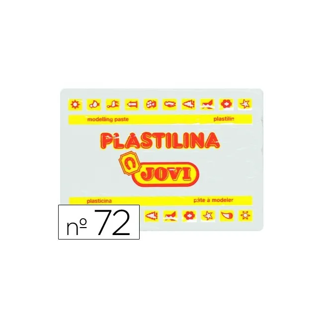 PLASTILINA JOVI 72 BLANCO -UNIDAD -TAMAÑO GRANDE