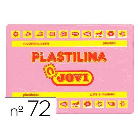 PLASTILINA JOVI 72 ROSA -UNIDAD -TAMAÑO GRANDE