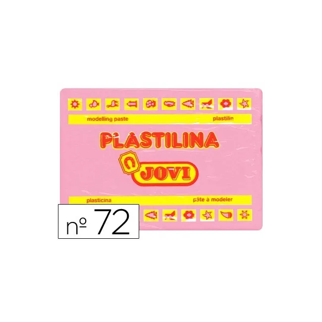 PLASTILINA JOVI 72 ROSA -UNIDAD -TAMAÑO GRANDE