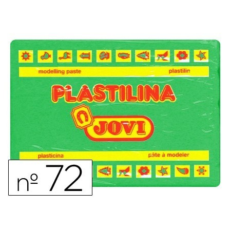 PLASTILINA JOVI 72 VERDE CLARO -UNIDAD -TAMAÑO GRANDE