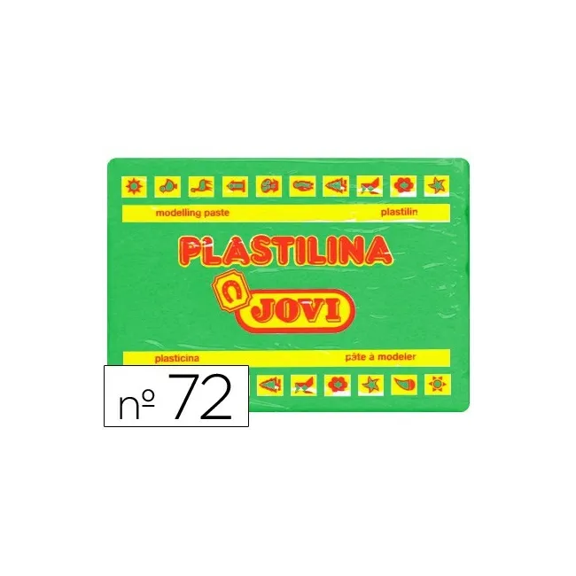 PLASTILINA JOVI 72 VERDE CLARO -UNIDAD -TAMAÑO GRANDE