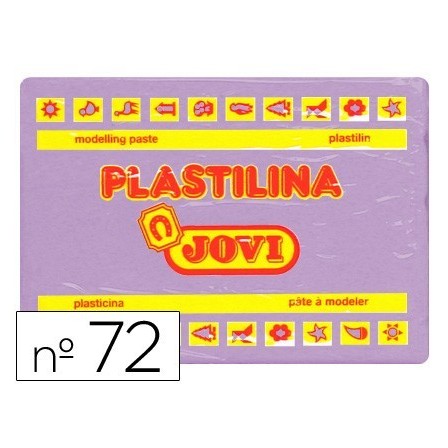 PLASTILINA JOVI 72 LILA -UNIDAD -TAMAÑO GRANDE