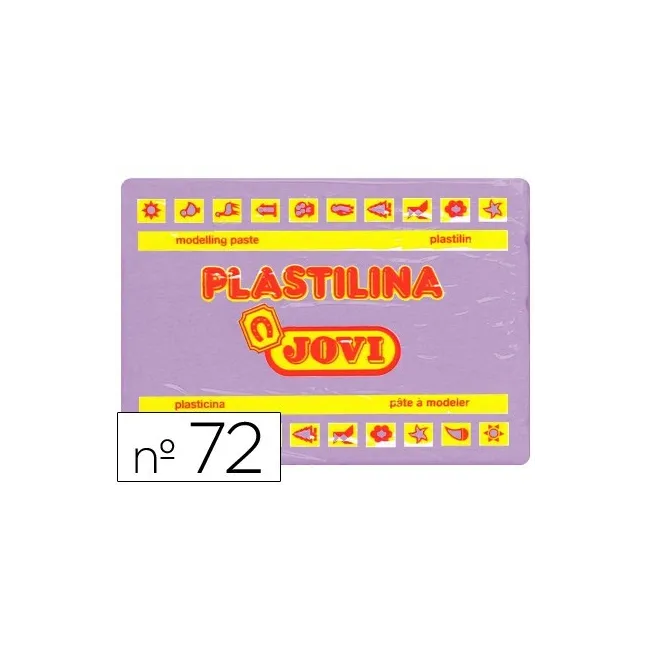 PLASTILINA JOVI 72 LILA -UNIDAD -TAMAÑO GRANDE