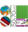 CARTON ONDULADO LIDERPAPEL 50 X 70CM 320G/M2 VERDE HOJA
