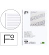 BLOC MUSICA LIDERPAPEL PENTAGRAMA 3MM FOLIO 20 HOJAS 100G/M2
