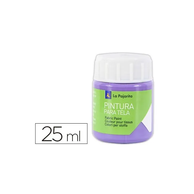 PINTURA PARA TELA LA PAJARITA LILA 25 ML