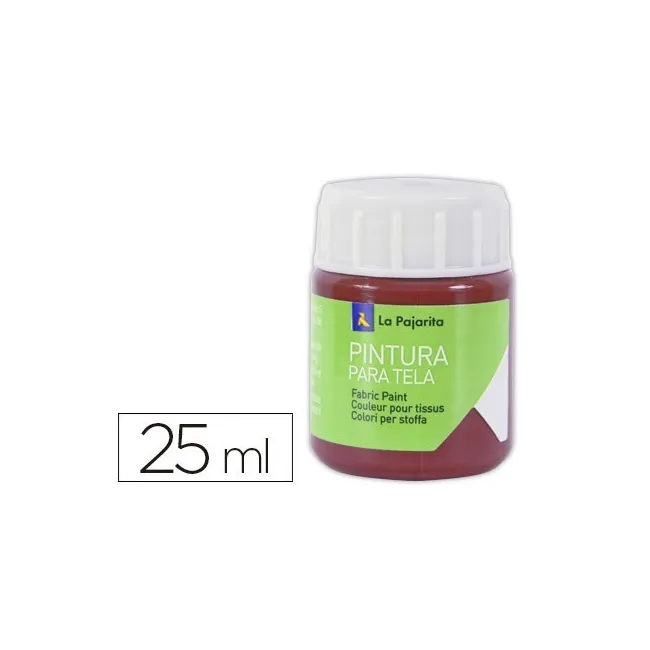 PINTURA PARA TELA LA PAJARITA ROJO INGLES 25 ML