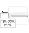 SOBRE LIDERPAPEL N 5 BLANCO AMERICANO 115X225 MM TIRA DE SILICONA P...