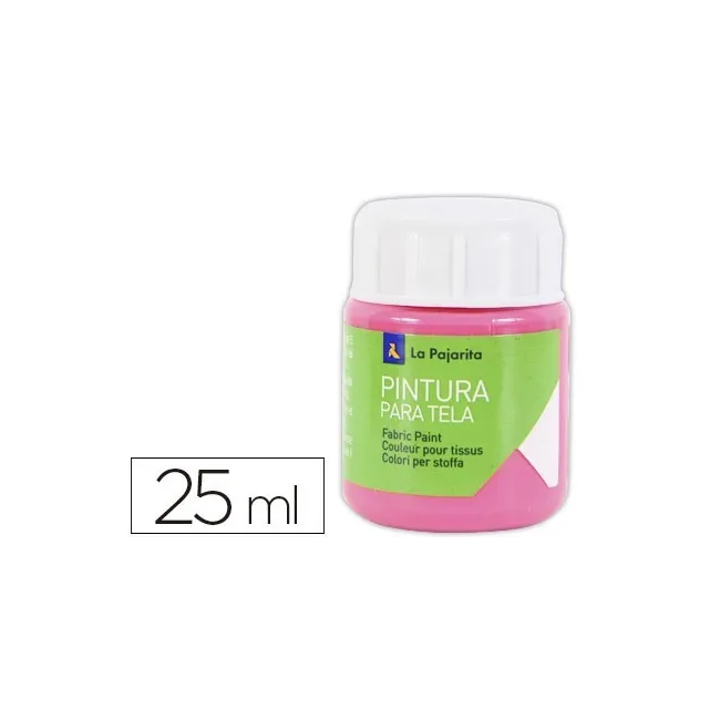PINTURA PARA TELA LA PAJARITA MAGENTA 25 ML