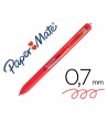 BOLIGRAFO PAPER MATE INKJOY RETRACTIL GEL PEN TRAZO 0,7 MM ROJO