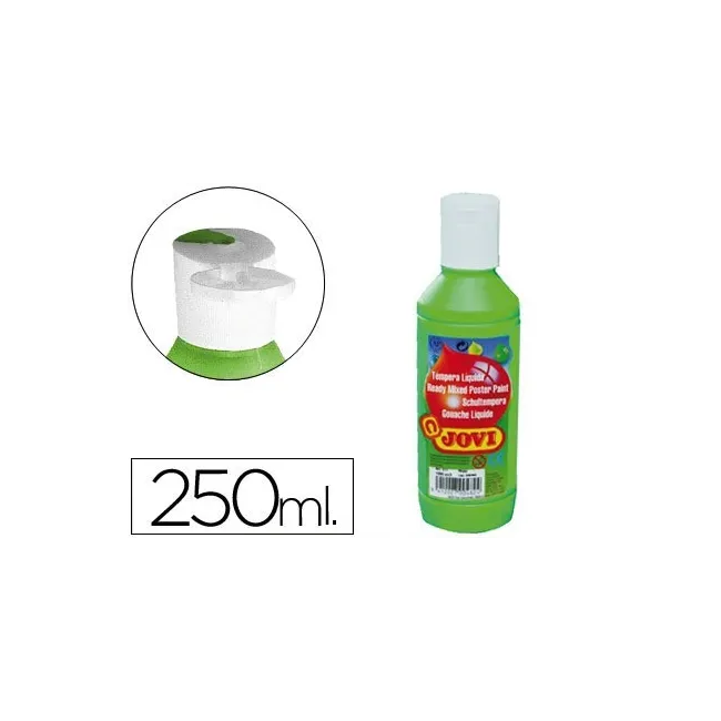 TEMPERA LIQUIDA JOVI ESCOLAR 250 ML VERDE MEDIO