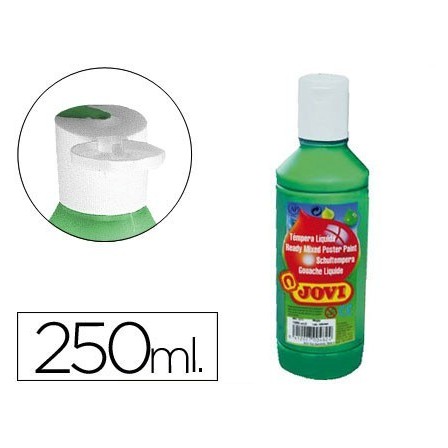 TEMPERA LIQUIDA JOVI ESCOLAR 250 ML VERDE OSCURO