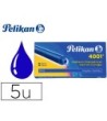 TINTA ESTILOGRAFICA PELIKAN GTP/5 AZUL REAL CAJA DE 5 CARTUCHOS