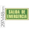 PICTOGRAMA SYSSA SEÑAL DE SALIDA DE EMERGENCIA EN PVC FOTOLUMINISCE...