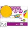 GOMA EVA LIDERPAPEL DIN A4 60G/M2 ESPESOR 1,5MM AMARILLO PAQUETE DE...