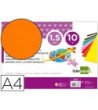 GOMA EVA LIDERPAPEL DIN A4 60G/M2 ESPESOR 1,5MM NARANJA PAQUETE DE ...