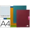 LIBRETA LIDERPAPEL SCRIPTUS A4 48 HOJAS 90G/M2 CUADRO 3MM CON MARGEN