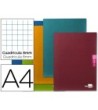 LIBRETA LIDERPAPEL SCRIPTUS A4 48 HOJAS 90G/M2 CUADRO 8MM CONMARGEN