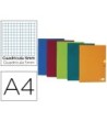 LIBRETA LIDERPAPEL SCRIPTUS A4 48 HOJAS 90G/M2 CUADRO 5MM CON MARGE...