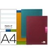 LIBRETA LIDERPAPEL SCRIPTUS A4 48 HOJAS 90G/M2 PAUTA 4ª 3.5MM CON M...
