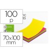 BLOC DE NOTAS MAGNETICAS QUITA Y PON Q-CONNECT 70X100 MM 100 HOJAS ...