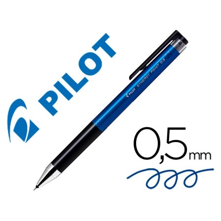 BOLIGRAFO PILOT SYNERGY POINT RETRACTIL SUJECION DE CAUCHO TINTA GE...