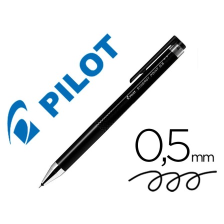 BOLIGRAFO PILOT SYNERGY POINT RETRACTIL SUJECION DE CAUCHO TINTA GE...